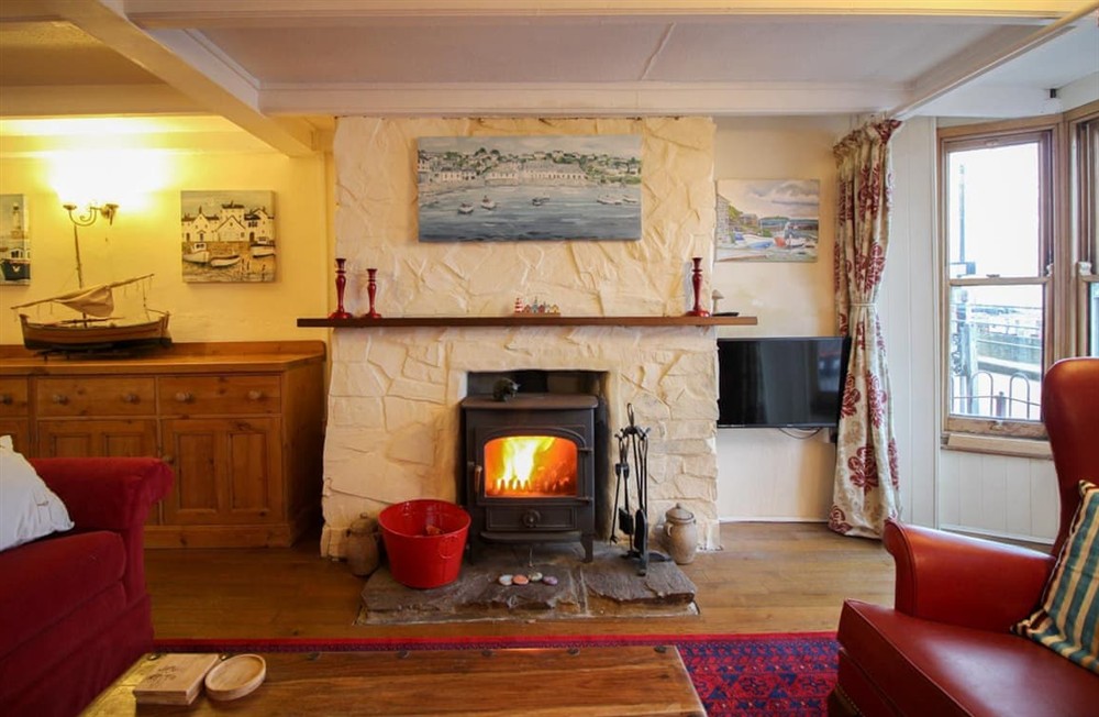 Living area (photo 6) at Cornerstone Cottage in Mousehole, Cornwall