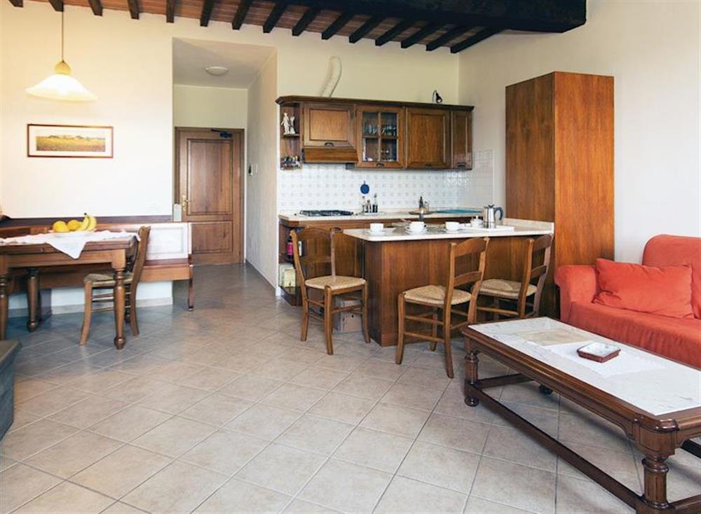 Living area at Corneto 4 in Pomarance, Italy