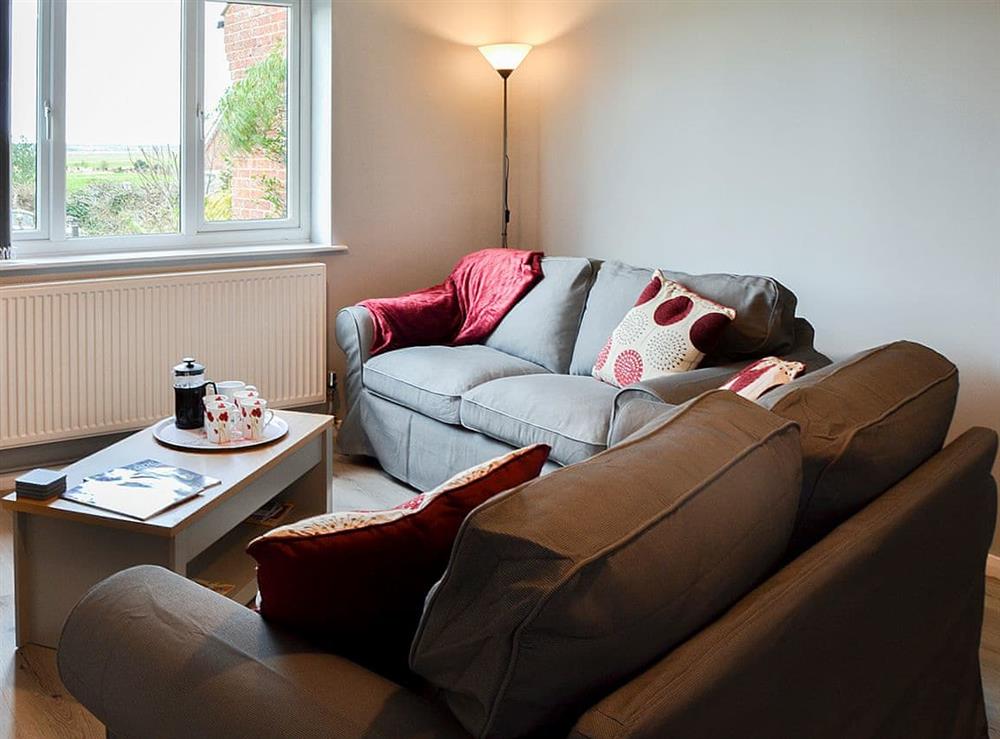 Living area at Cornfield Bungalow in Reedham, Norfolk