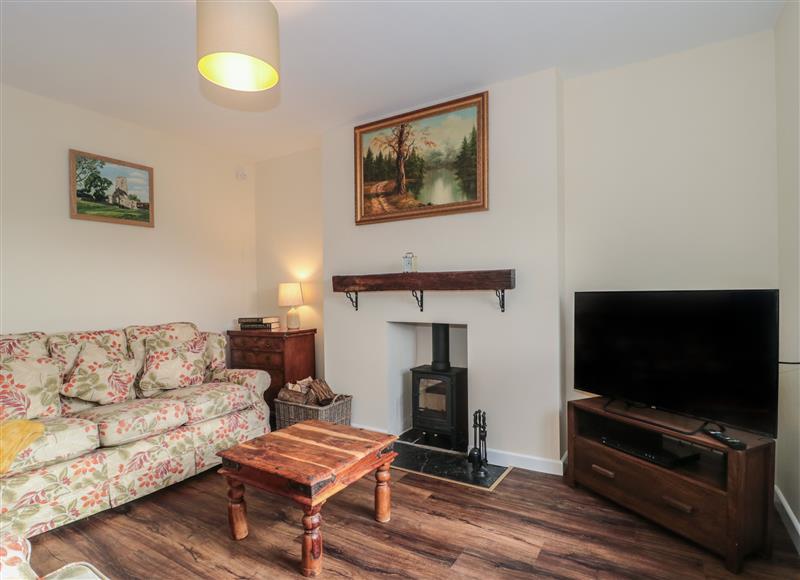 The living room at Coronation Cottages No.2, Kewstoke near North Worle