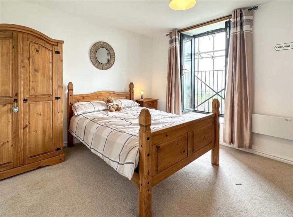 Double bedroom at Coronation Mill Apartment in Kidsgrove, Staffordshire