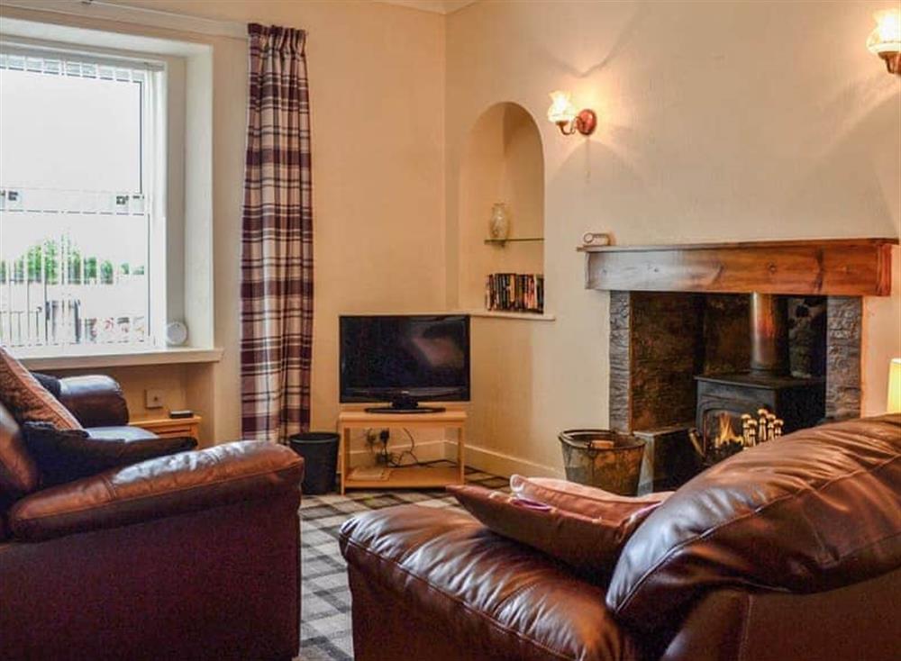 Living room at Coronella in St Cyrus, Aberdeenshire