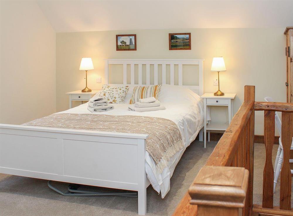 Comfortable and romantic double bedroom at The Old Barn, 