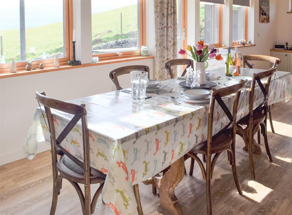 Dining Area at Corputechan Cottage in Campbeltown, Argyll