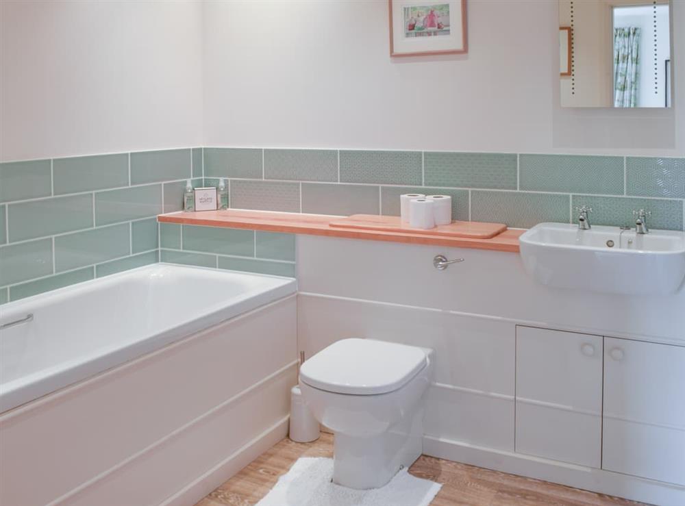En-suite at Corputechan Cottage in Campbeltown, Argyll