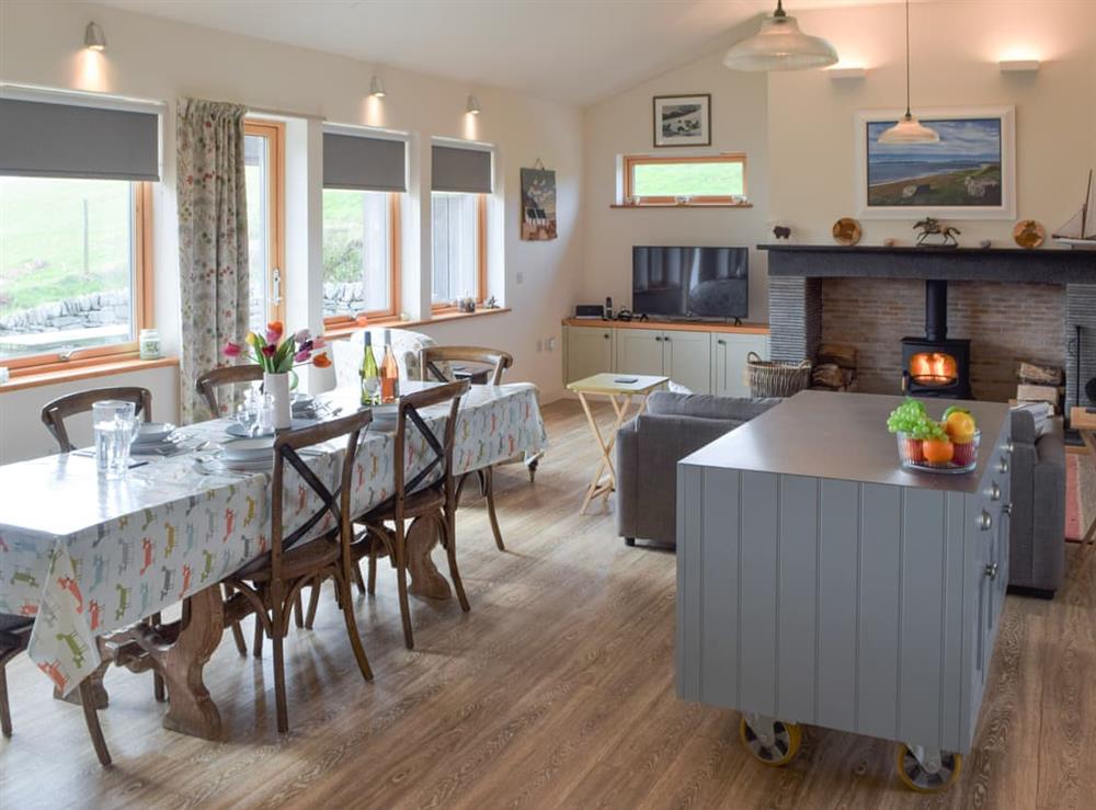 Open plan living space (photo 3) at Corputechan Cottage in Campbeltown, Argyll