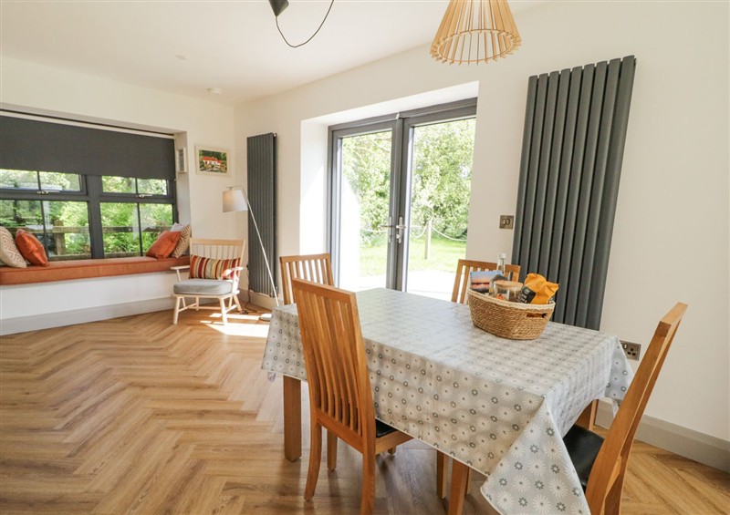 The dining area at Corradillar Quay Cottage, Lisnaskea