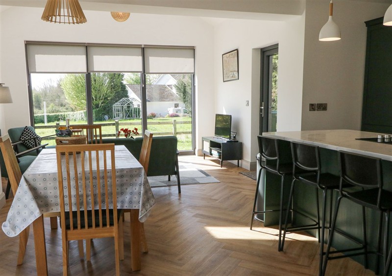 This is the dining room at Corradillar Quay Cottage, Lisnaskea