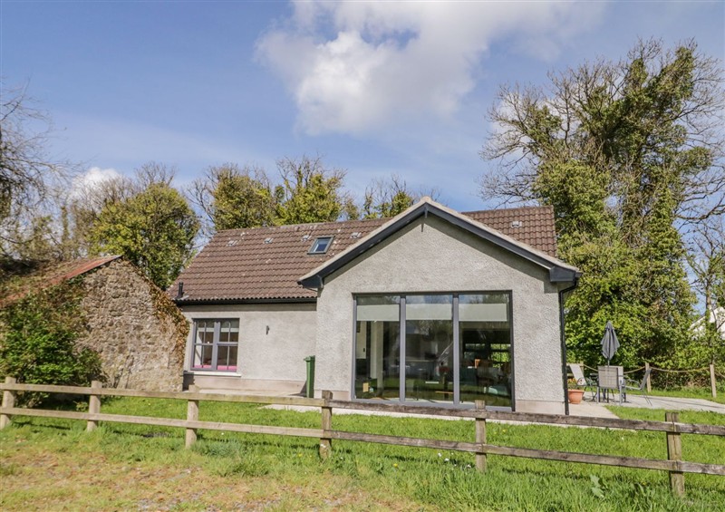 This is the garden at Corradillar Quay Cottage, Lisnaskea