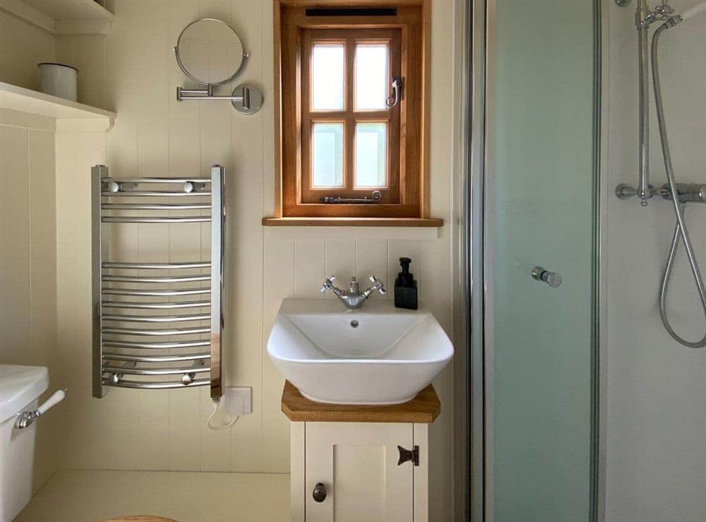 Bathroom at Corran Shepherds Hut in Corran, Lochalsh, Ross-Shire