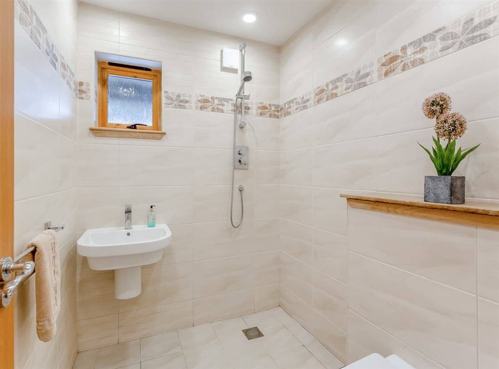 Bathroom at Corrie Burn Villa in Ullapool, Ross-Shire