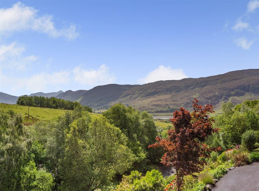 View at Corrie Burn Villa in Ullapool, Ross-Shire