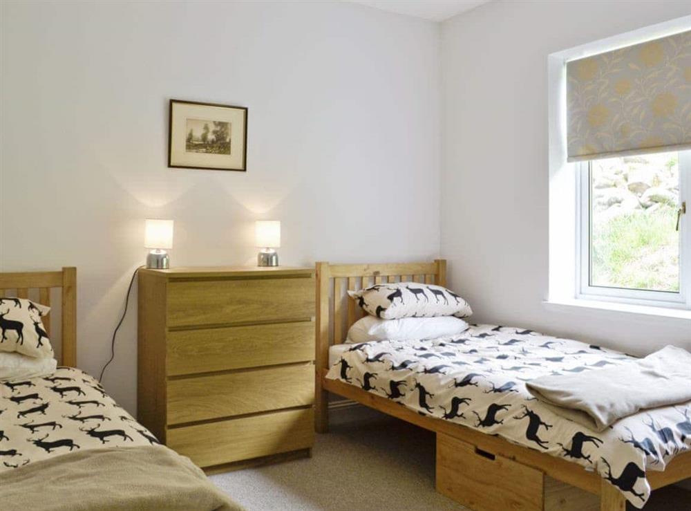 Twin bedroom at Corrie Massan in Dunoon, Argyll