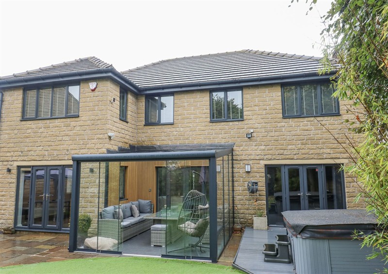 The patio at Corriegale, Apperley Bridge