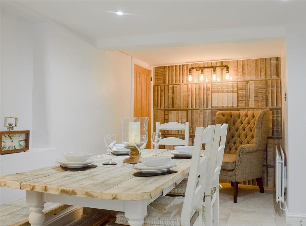 Ideal dining area at Cosey Cottage in Keswick, Cumbria