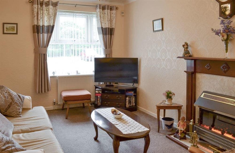 Welcoming living area with double sofa bed at Cosy Corner in Bridlington, North Humberside