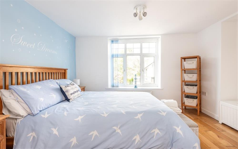 Light double bedroom at Cosy Corner in Lyme Regis