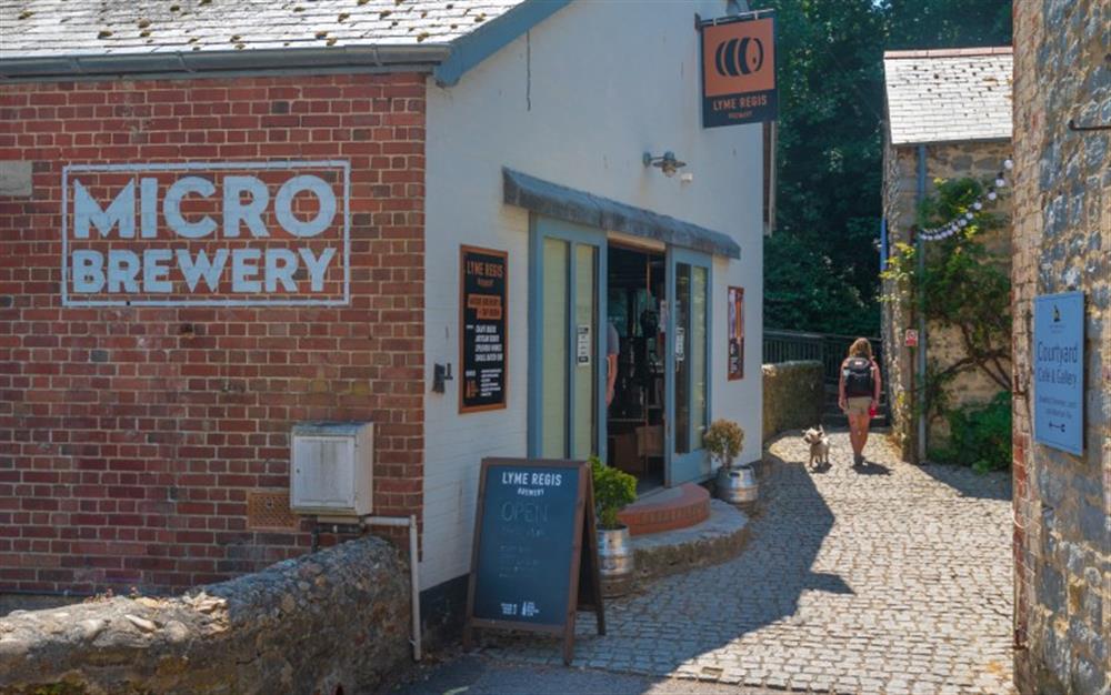 Lyme's Micro Brewery at the Town Mill at Cosy Corner in Lyme Regis