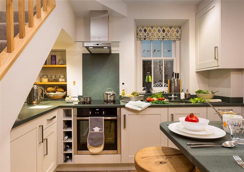The kitchen at Cosy Cottage, Ambleside