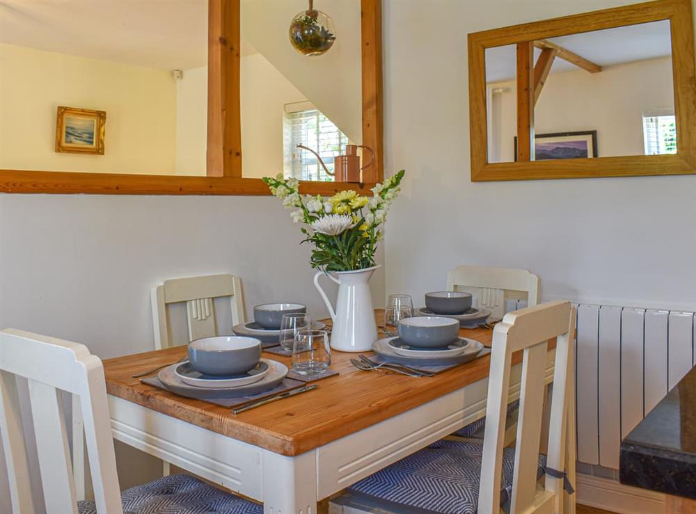Dining Area at Cosy Cottage in Cark, near Grange-over-Sands, Cumbria