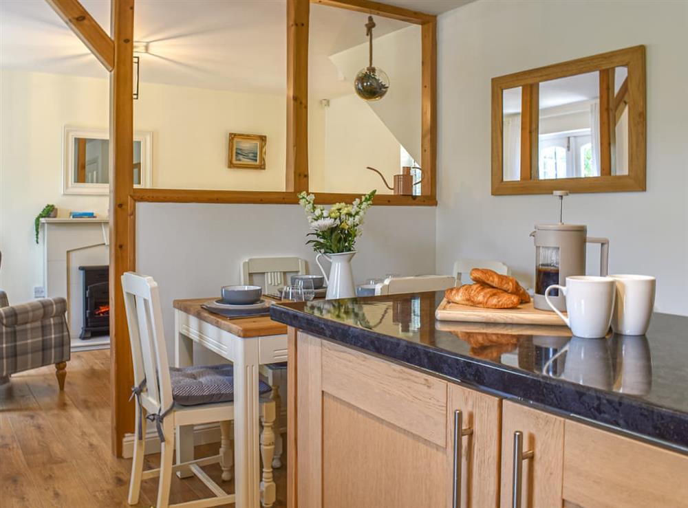 Kitchen at Cosy Cottage in Cark, near Grange-over-Sands, Cumbria
