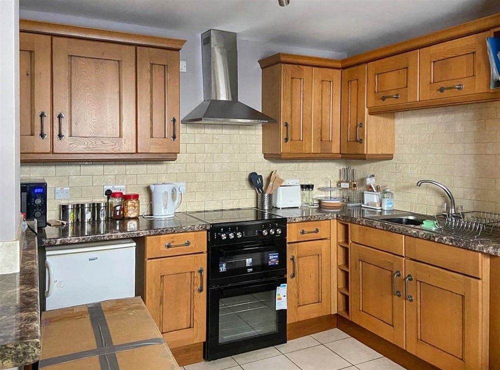 Kitchen at Cosy Cottage in Lamlash, Isle Of Arran