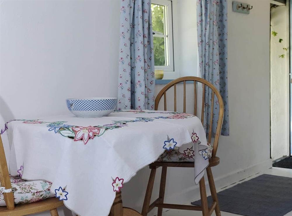 Dining Area at Cosy Cottage in Ruan Minor, Cornwall