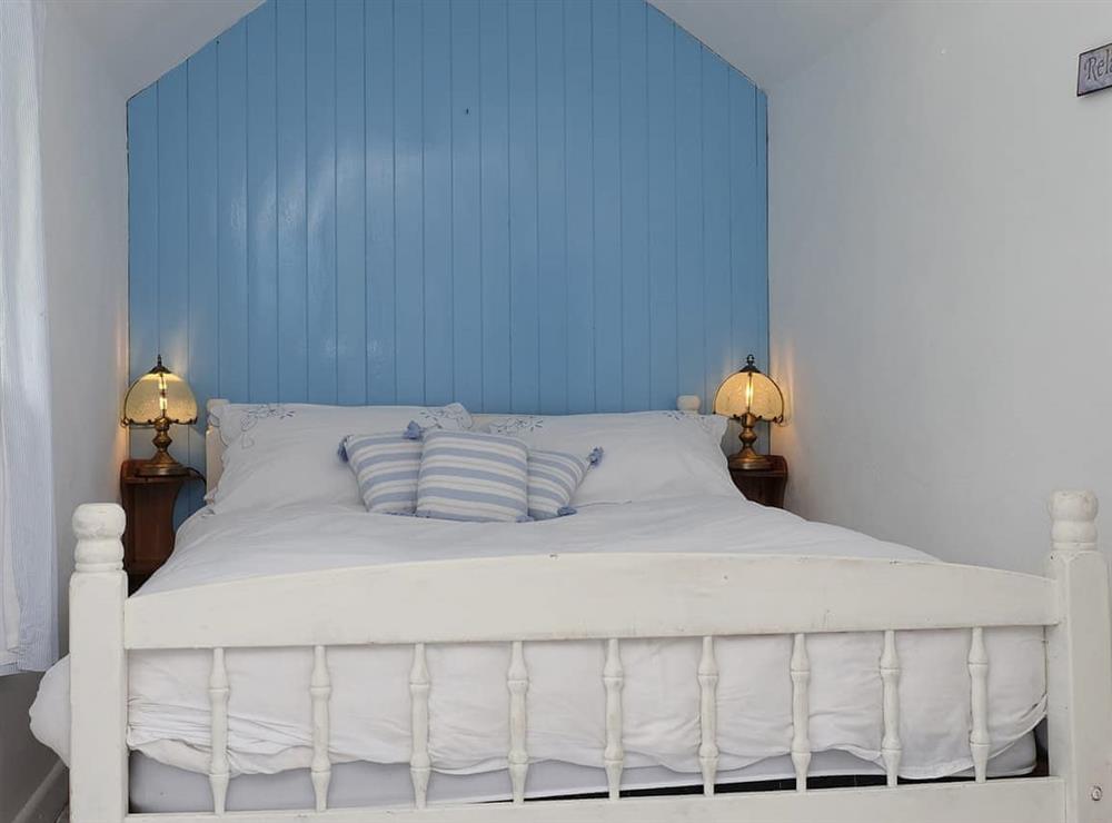 Double bedroom at Cosy Cottage in Ruan Minor, Cornwall