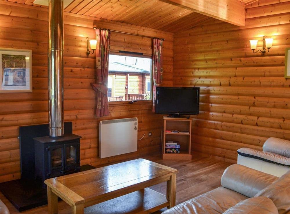 Living area at Cosy Lodge in Kenwick, near Louth, Lincolnshire