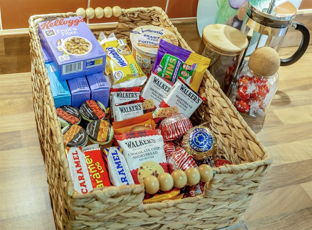 Welcome pack at Cosy Ness in Inverness, Inverness-Shire