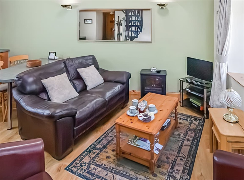 Living area at Cosy Neuk in Peebles, Peebleshire