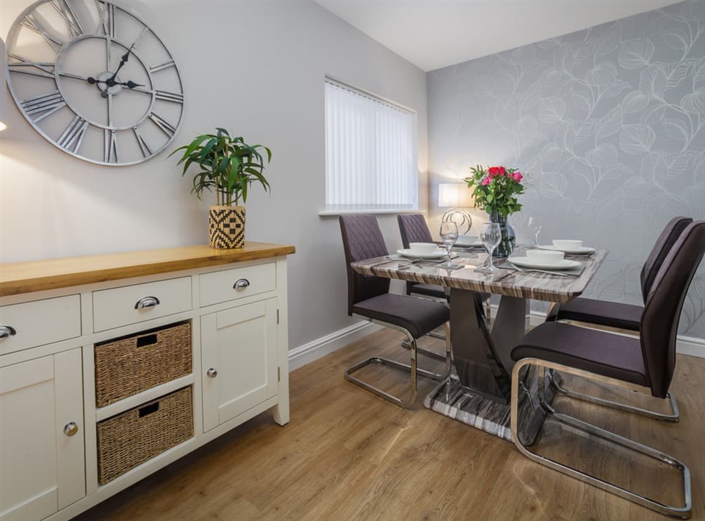 Dining Area at Cosy Nook in Broogh Fort Cottages, Isle Of Man