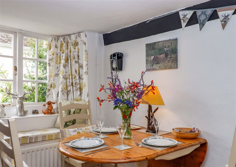 This is the dining room at Cosy Nook, North Molton
