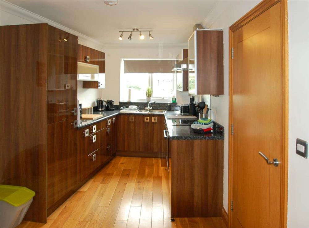 Kitchen at Cosy Waterside View in Pennar, Dyfed