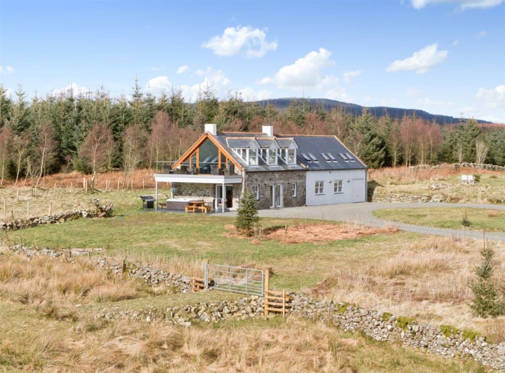 Detached cottage with stunning views over the countryside at Cot Cottage in Ringford, near Castle Douglas, Dumfries and Galloway, Kirkcudbrightshire