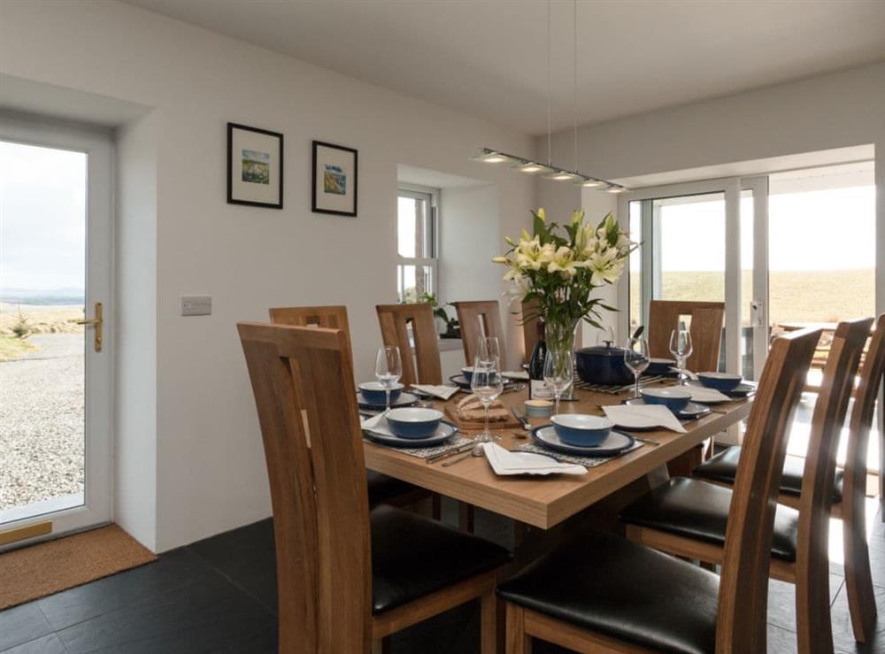 Dining area at Cot Cottage in Ringford, near Castle Douglas, Dumfries and Galloway, Kirkcudbrightshire