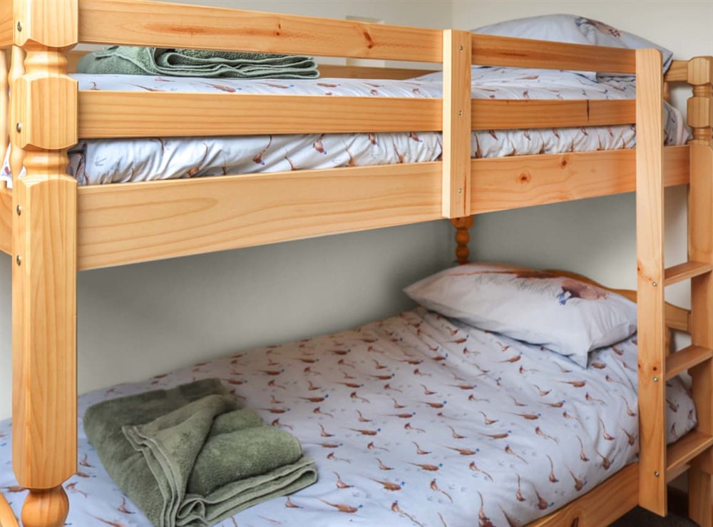 Bunk bedroom at Cothi Cottage in Talley, near Llandeilo, Dyfed