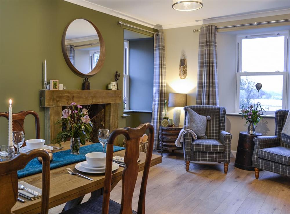 Dining room at Cotlea East Cottage in Alyth, near Blairgowrie, Perthshire