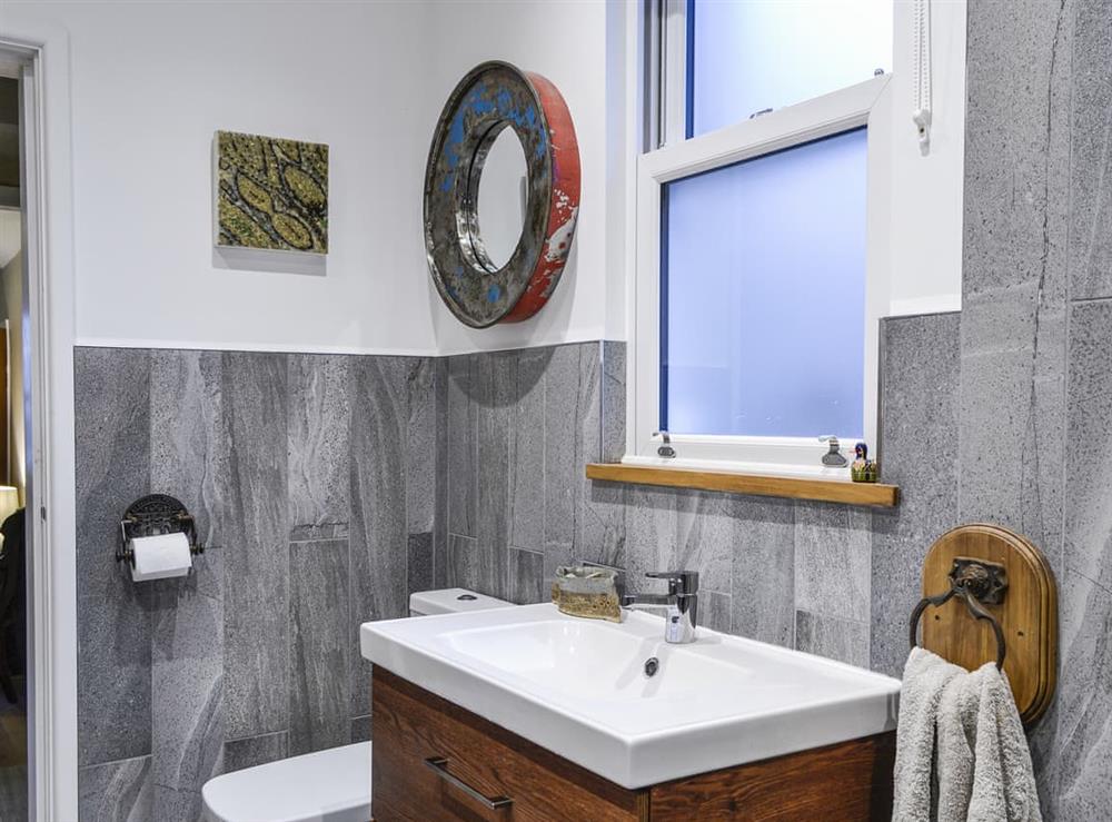 Shower room at Cotlea East Cottage in Alyth, near Blairgowrie, Perthshire