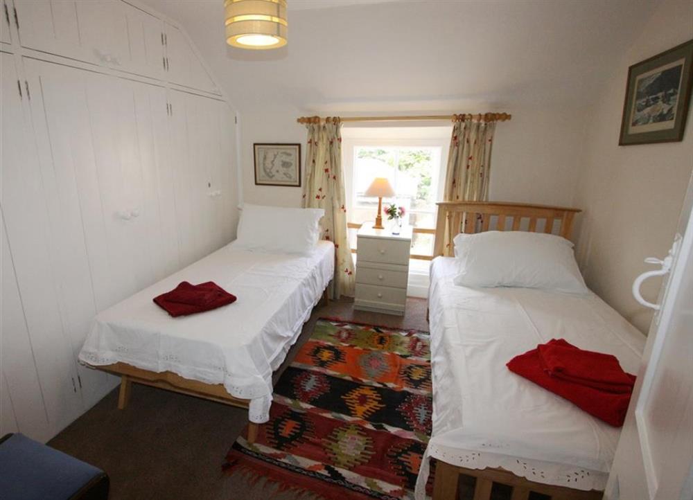 Second bedroom as a twin  at Cotna Cottage in Gorran