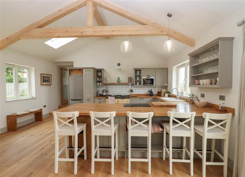 This is the kitchen at Cotswold View, Langley Ridge Farm near Shipton under Wychwood