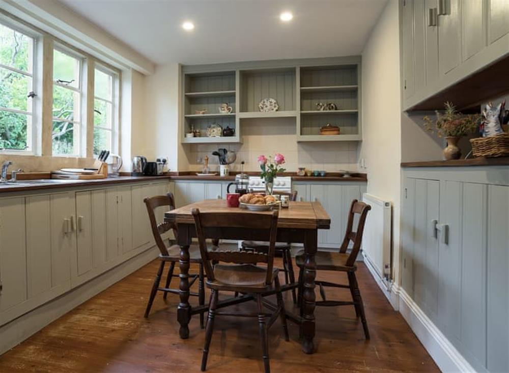 Kitchen with dining area (photo 2) at Cotswold Way Cottage in Wood Stanway, near Winchcombe, Gloucestershire