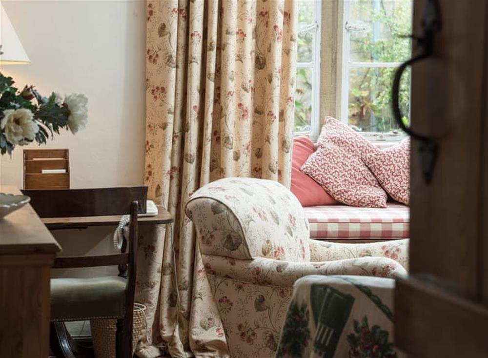 Living room at Cotswold Way Cottage in Wood Stanway, near Winchcombe, Gloucestershire