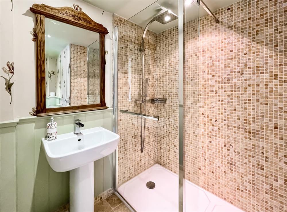 Shower room at Cottage 3 in East Tytherley, Hampshire
