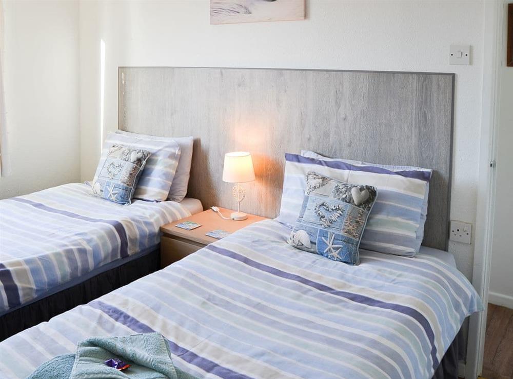 Twin bedroom at Cottage By The Sea in Bacton, near North Walsham, Norfolk