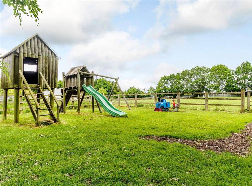 Fun children’s play area at Cottage in the Pond in Garton, near Hornsea, North Humberside