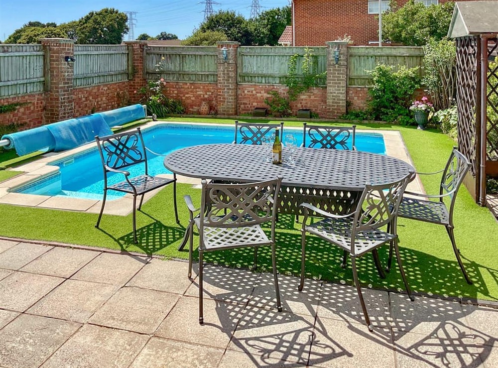 Swimming pool at Cottage in Poole, Dorset