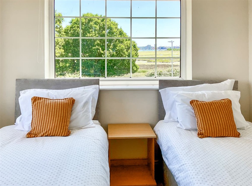 Twin bedroom (photo 2) at Cottage in Poole, Dorset