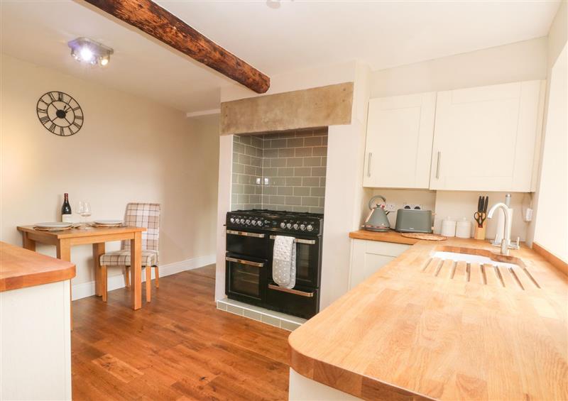 This is the kitchen at Cottage Round TCorner, Honley