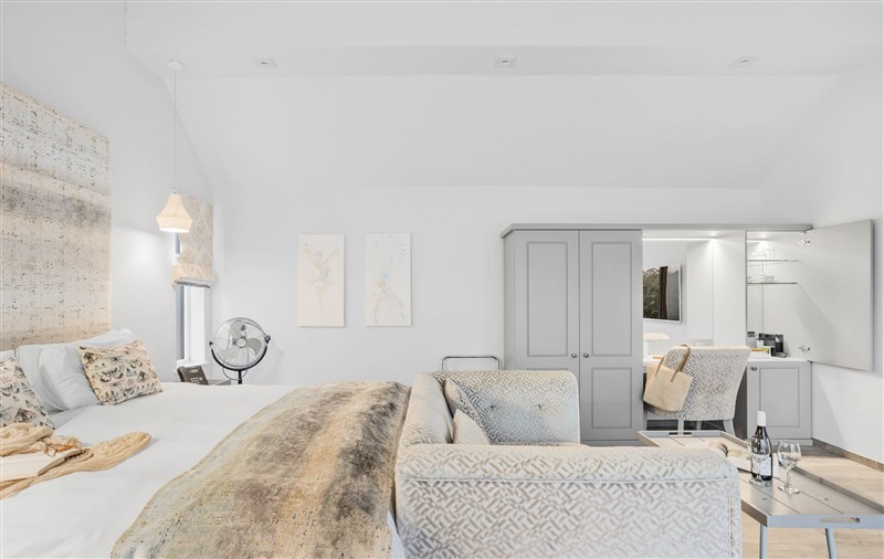 One of the bedrooms at